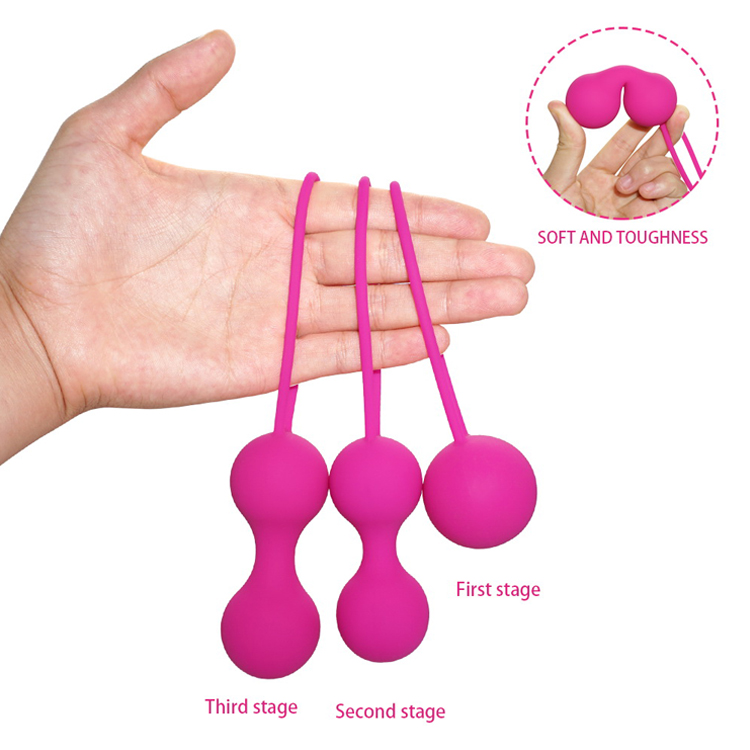 Silicone Shrinking Ball for sex toys
