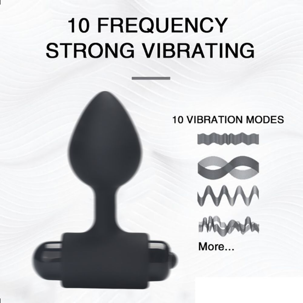 bullt vibration anal plug